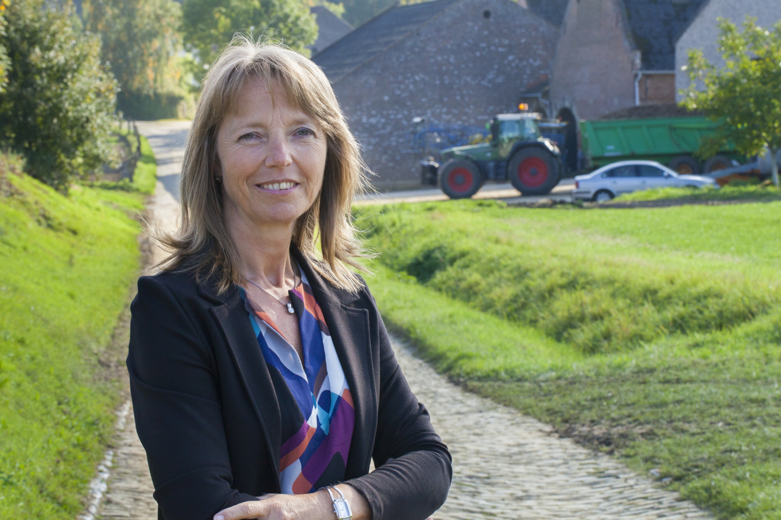 Op de eerste rij