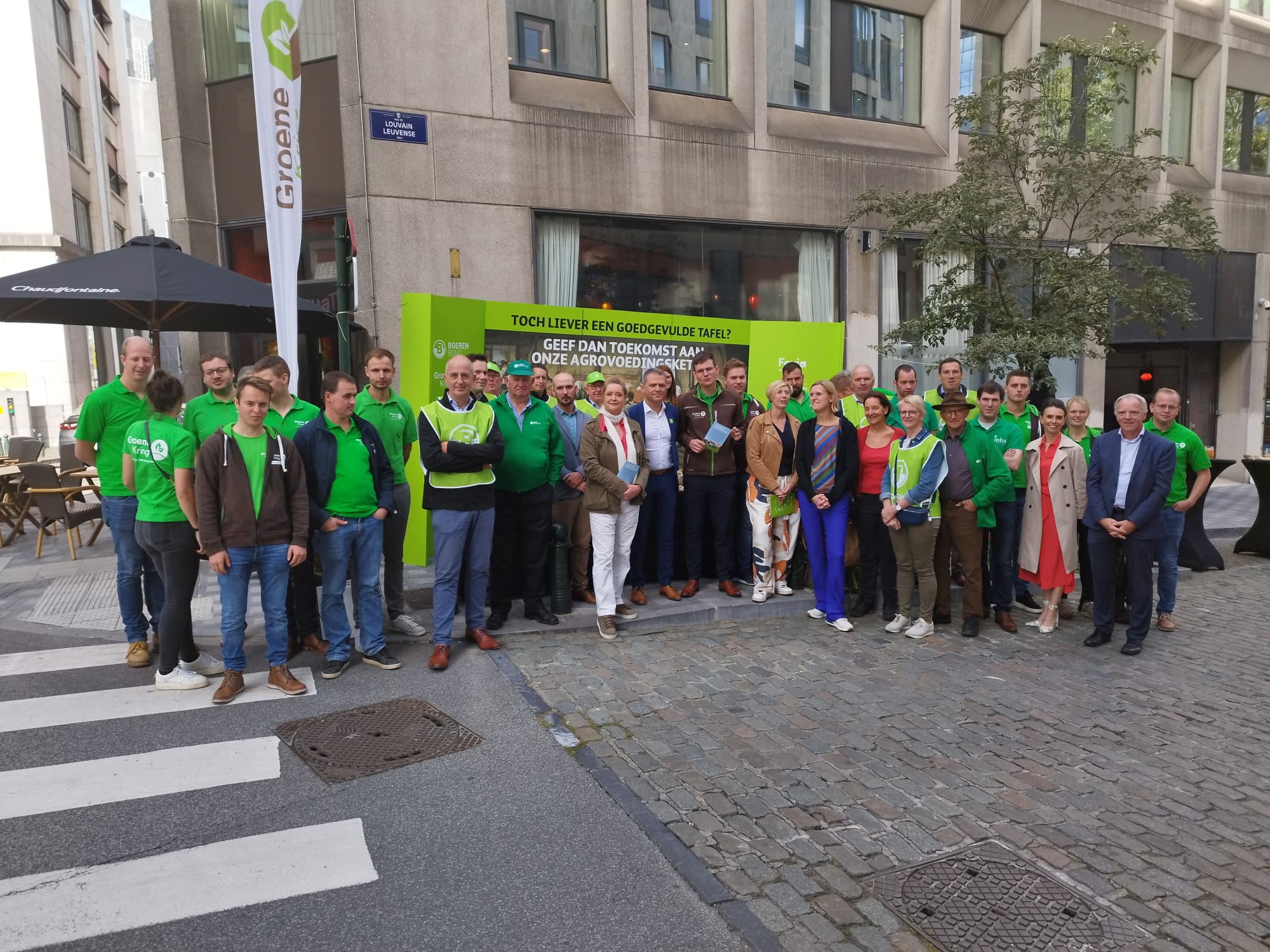 Actie Boerenbond Vlaams parlement