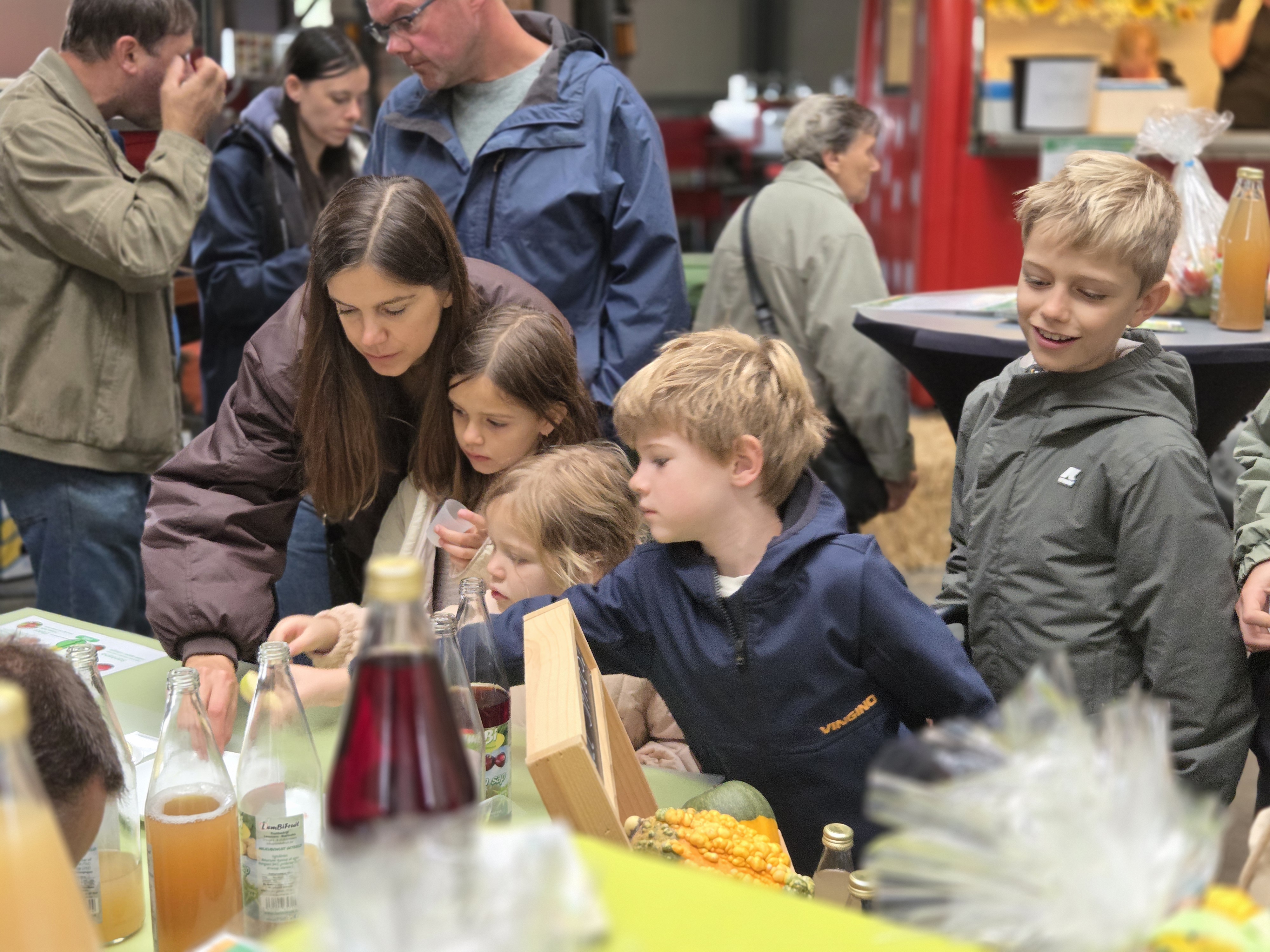 kinderen op dag van de landbouw